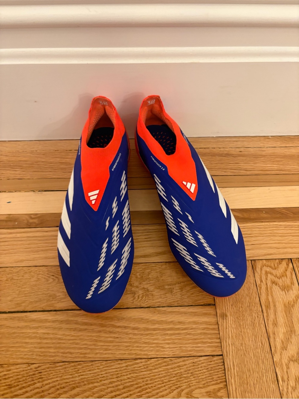 Adidas Predator Elite LL FG Laceless Soccer cleats - Blue/Orange